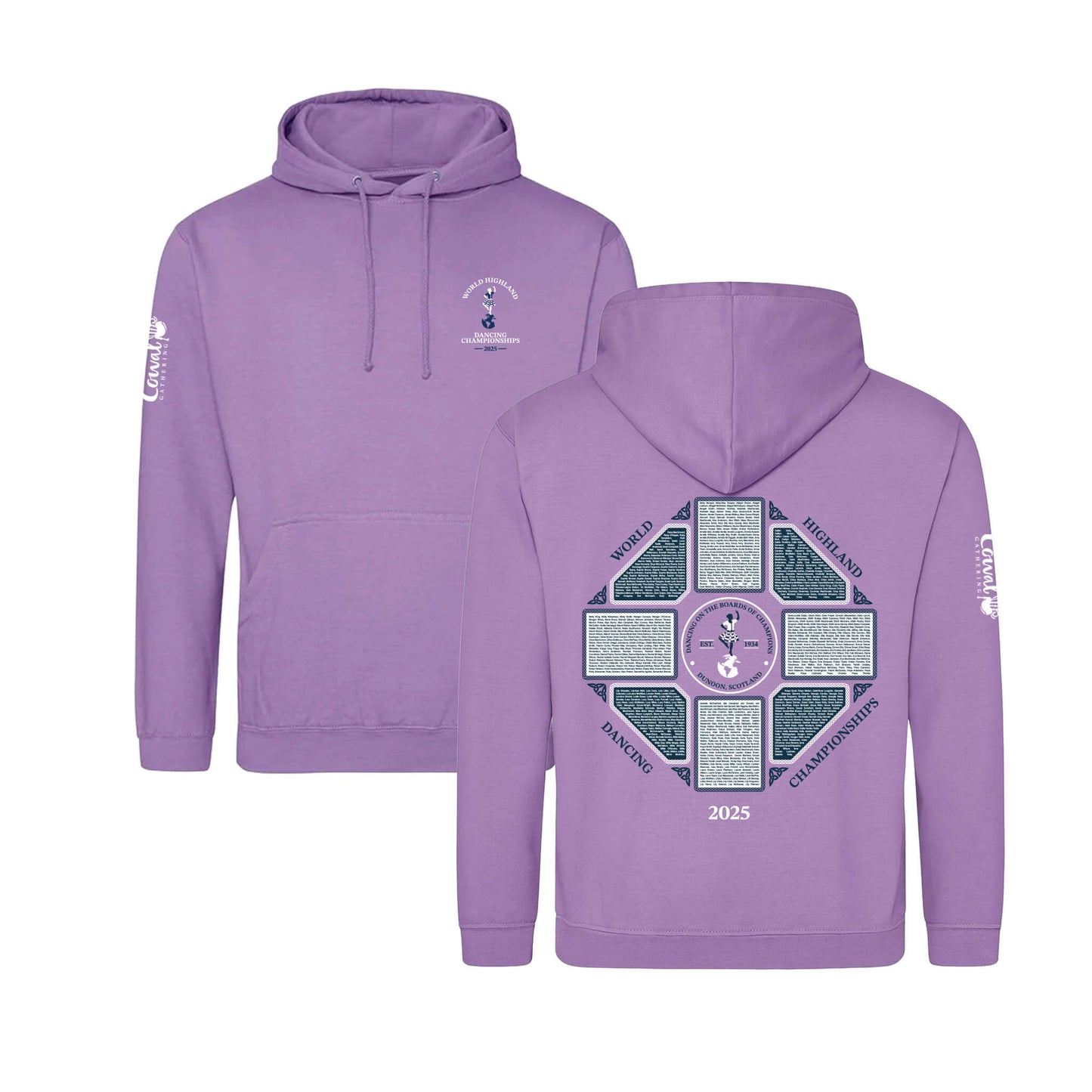 2025 WHDC Names Pullover Hoodie - Lavender - Cowal Gathering