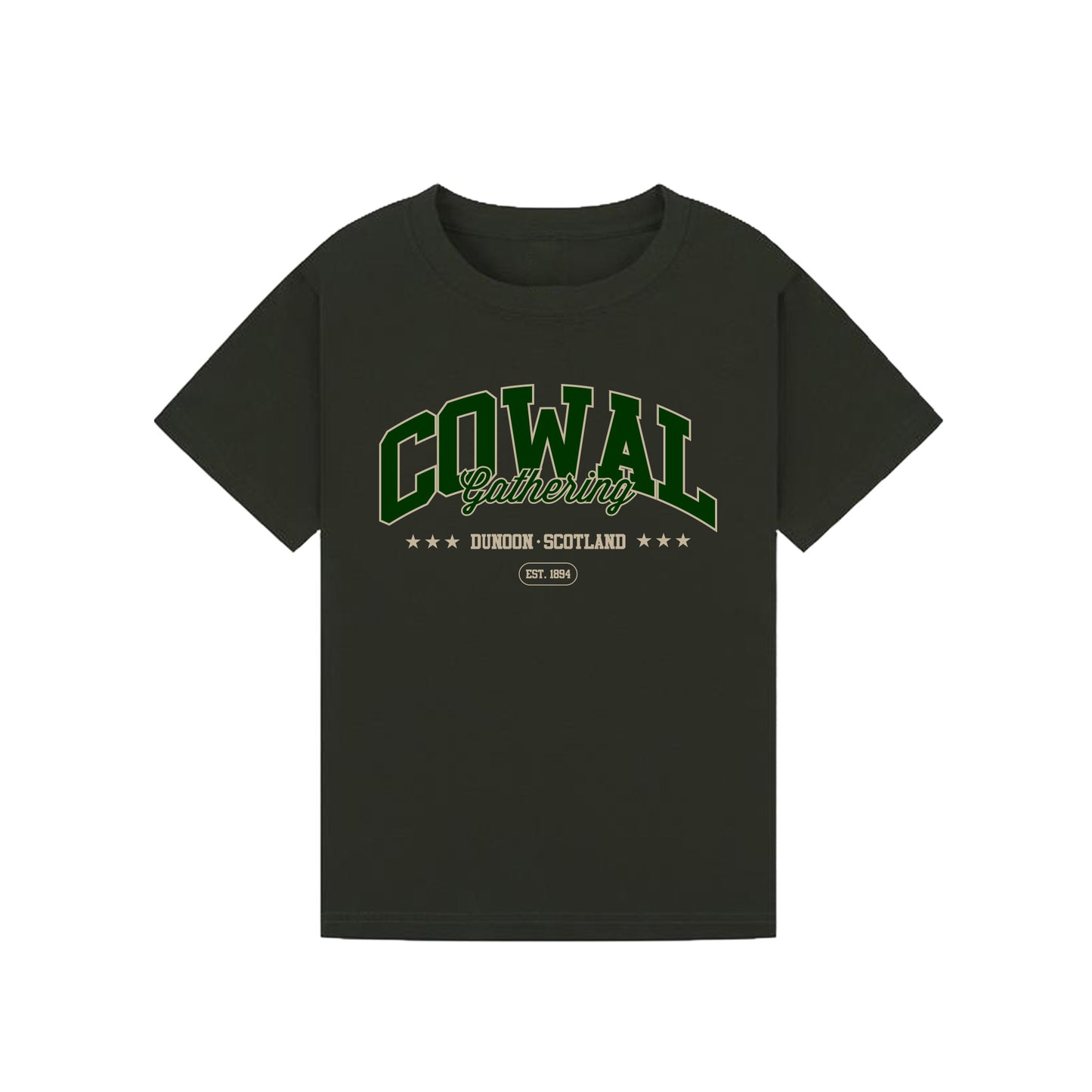 Kids Cowal Gathering Event T-Shirt - Forest Green