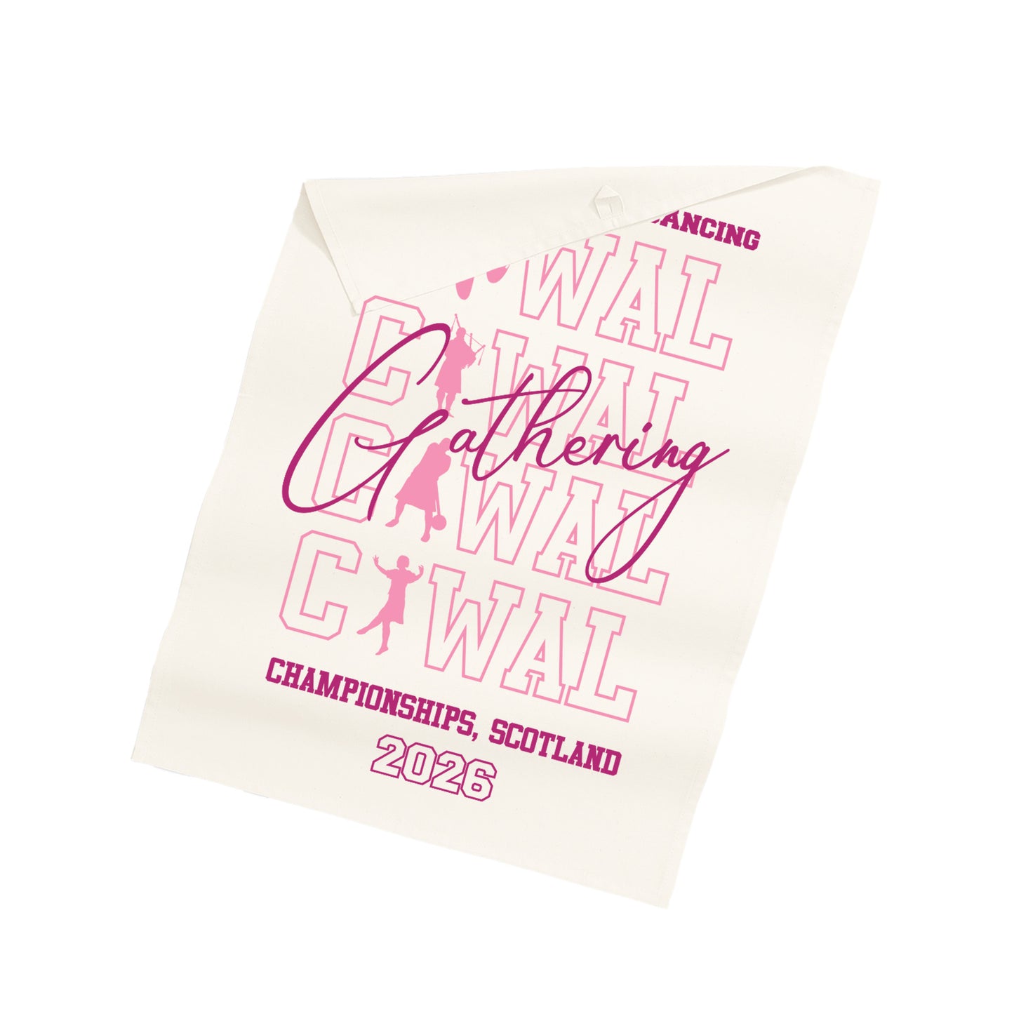 WHDC Tea Towel - White