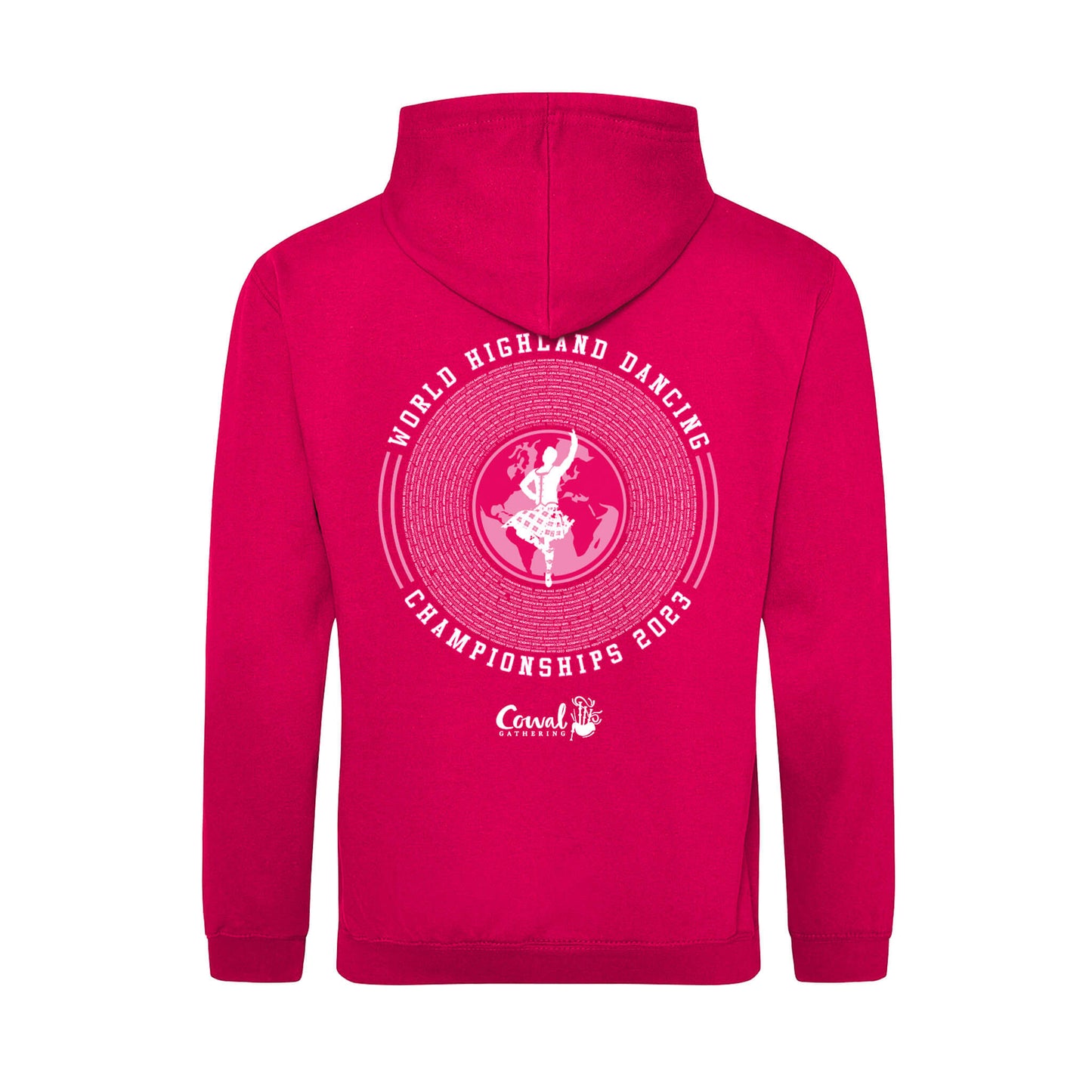2023 WHDC Hoodie - Hot Pink - Back