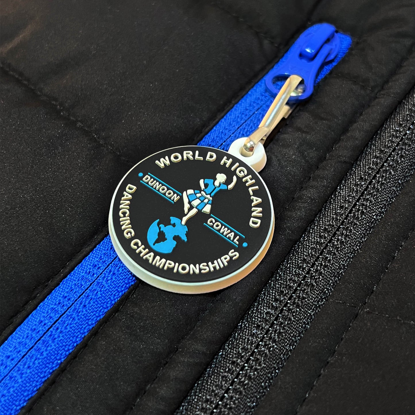 WHDC PVC Zip Pull attached to zip - Cowal Gathering