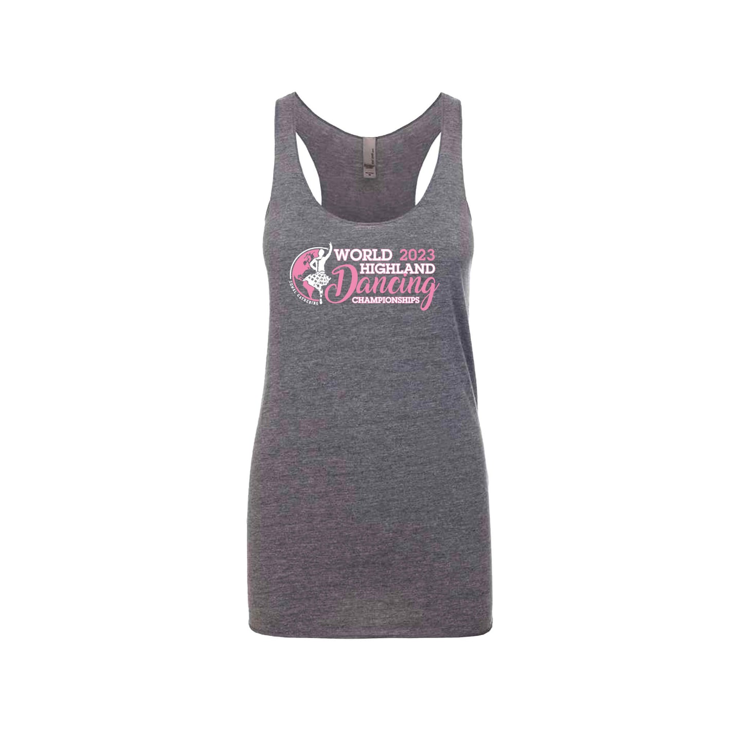 WHDC Racer Back Vest - Charcoal