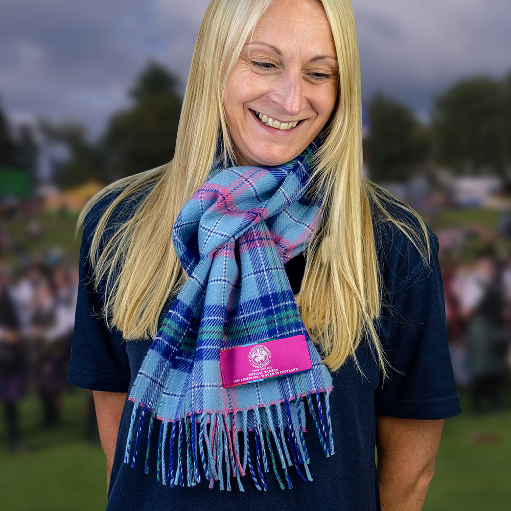 Official WHDC Lambswool Tartan Scarf