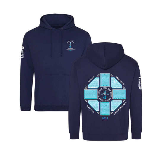 2025 WHDC Names Pullover Hoodie - Oxford Navy - Cowal Gathering