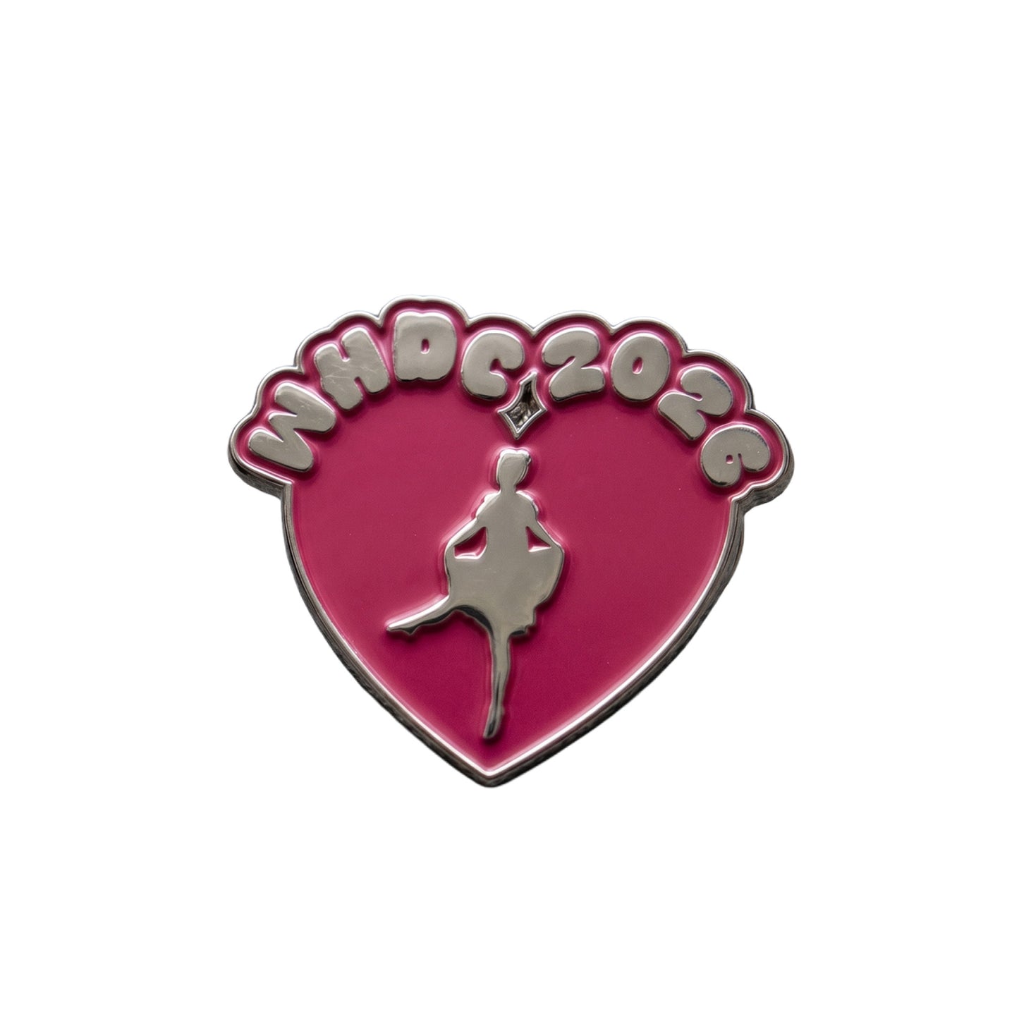 WHDC Heart Pin Badge