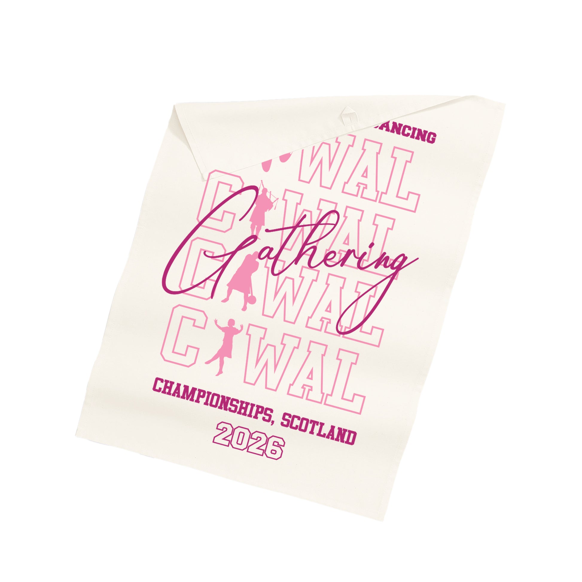 WHDC Tea Towel - White