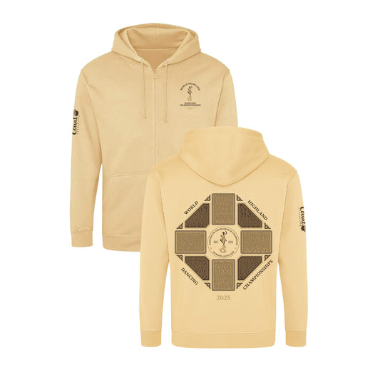 2025 WHDC Names Zip Hoodie - Desert Sand - Cowal Gathering