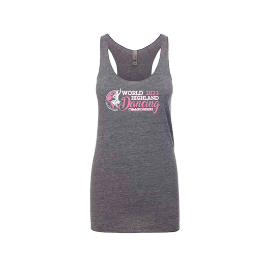 WHDC Racer Back Vest - Charcoal